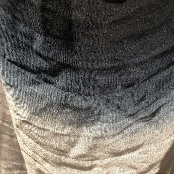 Calvin Klein Ombre Infinity scarf grey navy and black one size - Picture 4 of 5